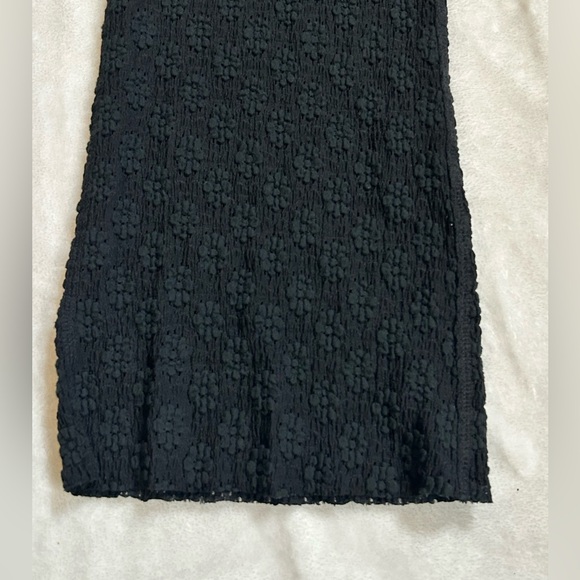 Free People FP One Ona Lace Flare Pant in black - Picture 2 of 4